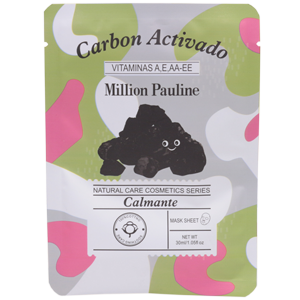 Маска Million Pauline Carbon Activado Calmante с комплексом витаминов тканевая