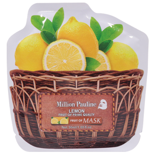 Маска Million Pauline Lemon с экстрактом лимона тканевая