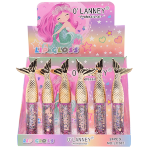 Блеск для губ O`Lanney №LC585 Lip Gloss с блестками (сборка 6шт.)