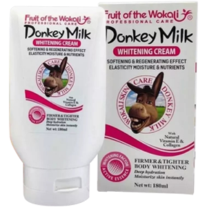 Крем отбеливающий Wokali Donkey Milk с ослиным молоком 180мл