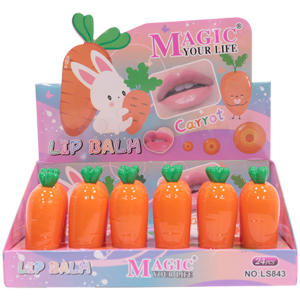 Бальзам для губ Magic №LS843 Carrot морковка (сборка 6шт)