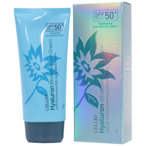 Солнцезащитный крем Cellio Hyaluron SPF50+ с гиалуроновой кислотой 70мл