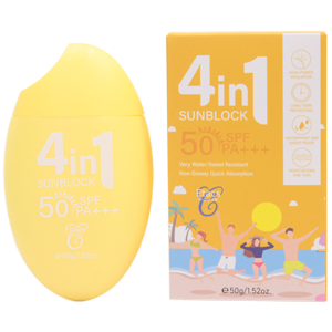 Солнцезащитный крем Etacs House 4 in 1 Sunblock SPF 50 pa+++ желтый 50мл 