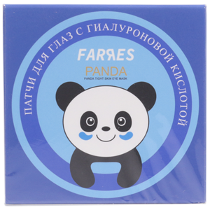 Патчи для глаз Farres №9118 Panda с гиалуроновой кислотой 60шт