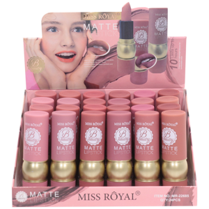 Губная помада Miss Royal №22685 Beauty Matte (сборка 24шт)