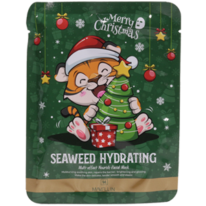 Маска Merry Christmas Seaweed Hydrating с водорослями Mavellin тканевая 25гр