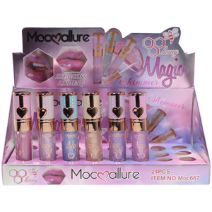 Блеск для губ Mocmallure №667 Magic (перламутровый сборка 6шт)