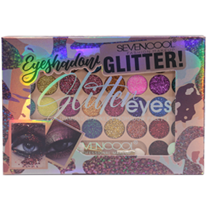 Тени для век Seven Cool №6572 Glitter 36-ти цветные