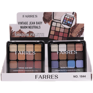 Тени для век Farres №1844 Shadow palette 16-ти цветные (сборка 2шт)