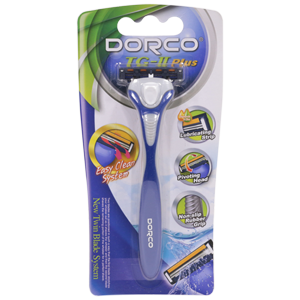 Станок для бритья  Dorco TG-II Plus (1 ручка + 1 сменная кассета)