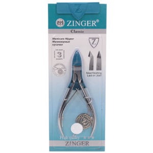 Кусачки маникюрные Zinger №Z1003 S SH LJ-2 для кутикулы ручная заточка