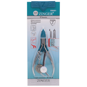 Кусачки маникюрные Zinger №B-188 S SH-BJ для кутикулы ручная заточка
