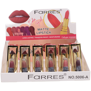 Губная помада Farres №5006-A Color Cirl Matte (сборка 6шт) 