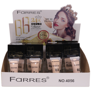 Тональный крем Farres №4056 BB 24k Gold Collagen Foundation 60мл (сборка 4шт)