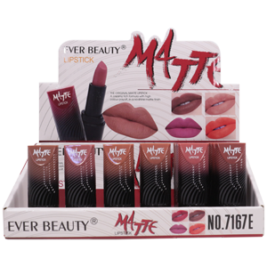 Губная помада Ever Beauty №7167E Matte (сборка 12шт)