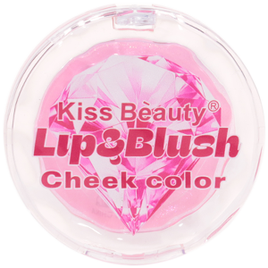Румяна+блеск для губ Kiss Beauty №23208 2в1 Lip&Blush Cheek Color