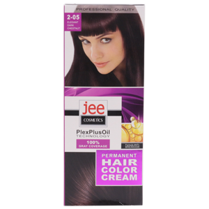 Крем-краска для волос Jee Cosmetics 2-05 Изысканный темный каштан стойкая