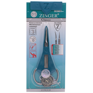 Ножницы Zinger №B-118-S-SH-IS маникюрные для кутикулы ручная заточка (New)
