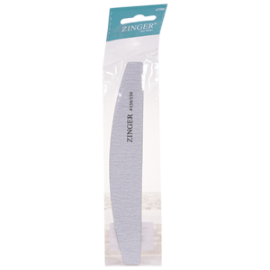 Пилочка полировочная Zinger №412C 150/150 полуовал серый