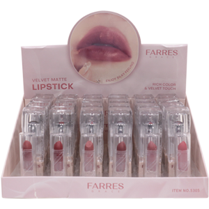 Губная помада Farres №5305 Velvet Matte (сборка 6шт)