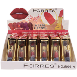 Губная помада Farres №5006-A Color Cirl Matte (сборка 6шт)
