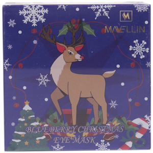 Патчи для глаз Mavellin Олень Christmas Blueberry с экстрактом черники 60 шт