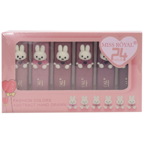 Губная помада Miss Royal 24Hour матовая (сборка 6шт)