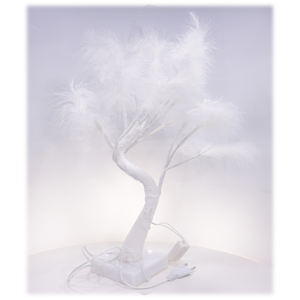 Ночник Перья светодиодный от сети 45см