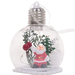 Елочная игрушка Светящийся шар 8см