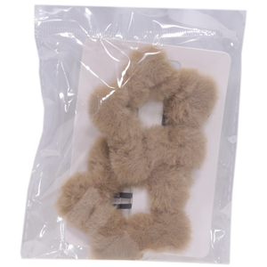 Заколка для волос Farres №TS00073-2 клик-клак меховая (комплект 2шт)