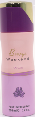 Дезодорант женский Berrys Weekend Violet парфюмированный 200мл