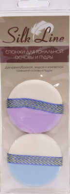 Спонж Silk Line №STM-030 (2шт)