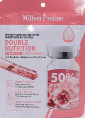 Маска Million Pauline Double Nutrition Vitamin C тканевая 23мл