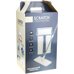 Швабра и ведро с отжимом Scratch Cleaning Mop №CJ0007 для уборки 