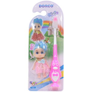 Зубная щетка Dorco №532 детская с игрушкой Кукла