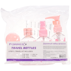 Дорожный набор флаконов Farres №LX0001 Travel Bottles (6 предметов)