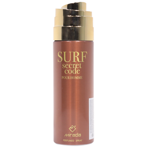 Дезодорант Mirada Surf Secret Code парфюмированный мужской спрей 200мл